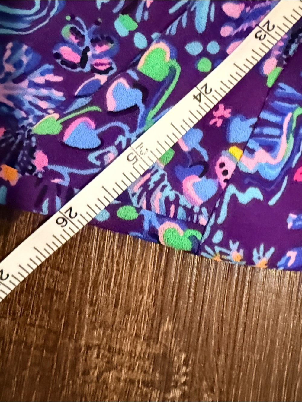 Lilly Pulitzer Purple Floral Button-Front Blouse XL - Picture 9 of 11